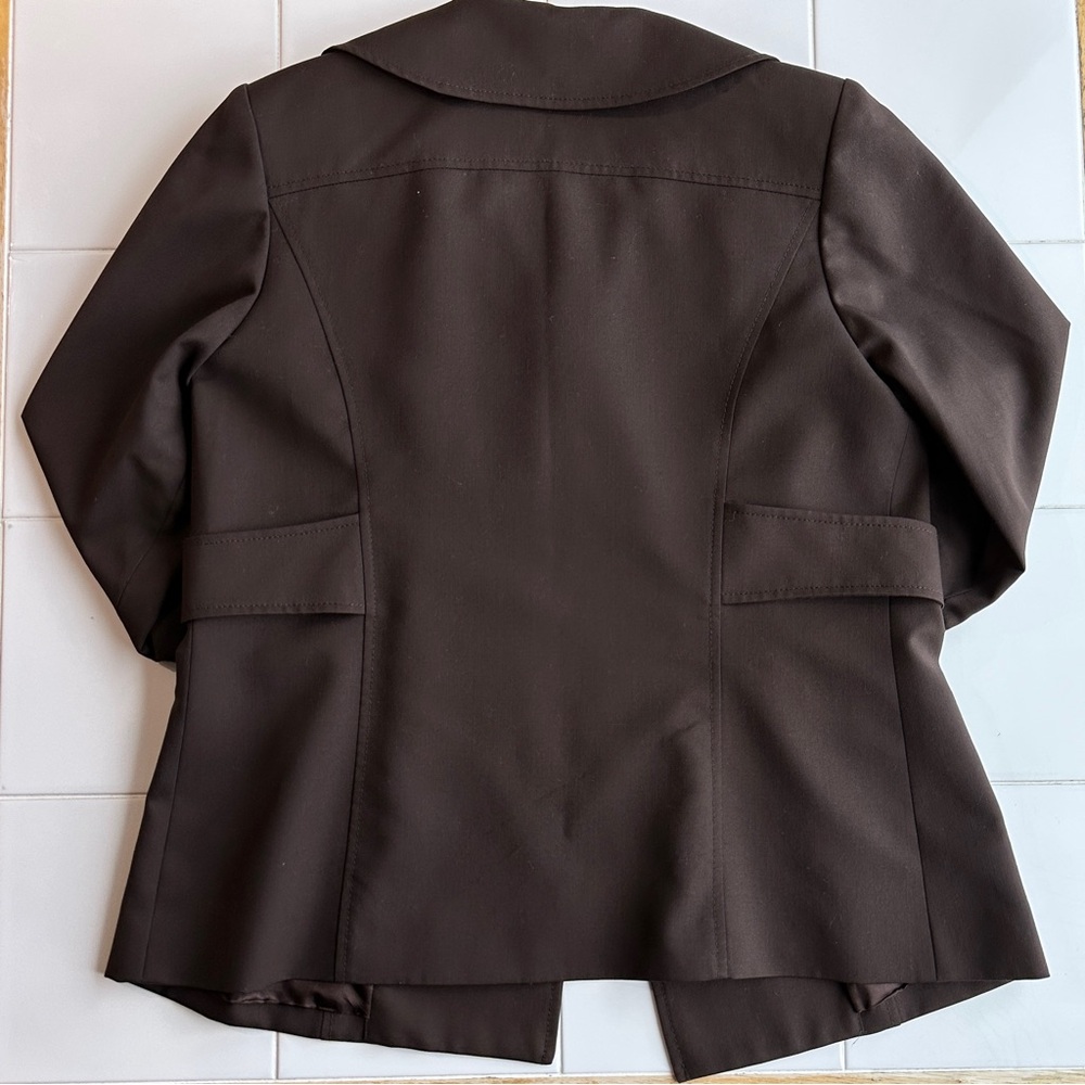 Pendleton Dark Brown Double-Breasted Pea Coat - image 2